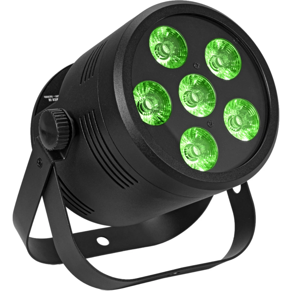 Eurolite LED Silent Par 6 QCL Floor Uplighting Licht Spot RGB WW Schwarz Bag Set