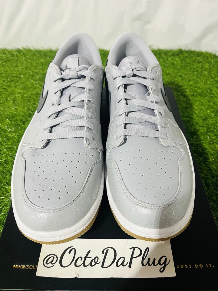 Nike Air Jordan 1 Retro Low Wolf Gris Zapatos de Golf para Hombres Tallas nby DD9315-006 Foto 2 de 4