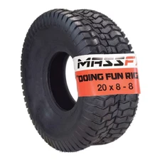 MASSFX 20x8-8 Turf Tire for golf carts and lawn mowers 4-Ply
