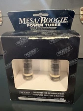 MESA BOOGIE EL84 6BQ5 Green Matched Power Tube Pair Maxi Tested NOS NIB ¥