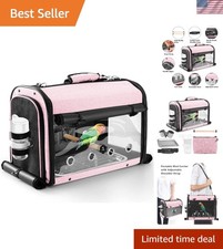 Bird Carrier Bag Bird Travel Cage with Stand, Lightweight Backpack for Parrot...
