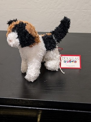 Douglas Cuddle Toys Chloe RARE Calico Cat Stuffed Animal Plush Feline W Tag Rare