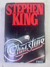 Christine 1983 Stephen King 1st Ed. Book Club Ed. Viking HC DJ/ Gutter Code N14