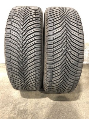 2x P255/55R20 Michelin Cross Climate2 A/W 9/32 110 V Used Tires 2555520