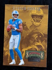 2023 Panini Contenders Football Hendon Hooker Rookie Stallions Gold Card Lions