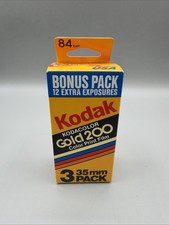 Kodak Kodacolor Gold 200 Color Print 35mm Film Unused 3 Pack Exp 1991
