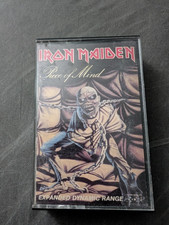 Iron Maiden - Piece of Mind Cassette Tape 1983 EMI Records Heavy Metal