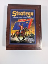 Stratego Board Game Wooden Bookshelf Box 2010