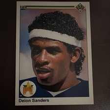 Upper Deck - 1990 Star Rookie Deion Sanders #13 Rookie Yankees Base Set