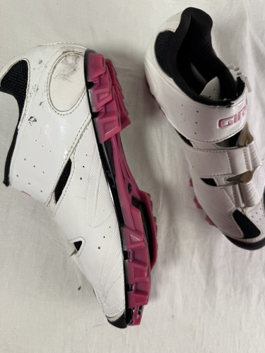 Giro Women's Riela R MTB Mountain Bike Cycling Shoes Size 7.75 US White ...