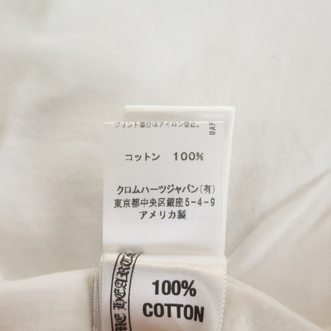 CHROME HEARTS OLD FOTI S TEE Crew Neck Short Sleeve T-shirt White Used d57c322df thumbnail 8