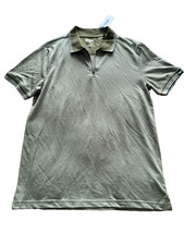DKNY Men's Polo Shirt. Medium. Green