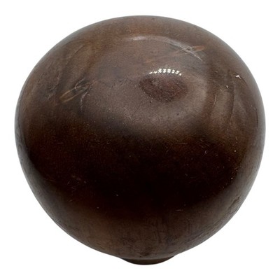 Vintage Wooden Shift Knob   Teardrop Shape   Threaded Metal Insert   Classic 