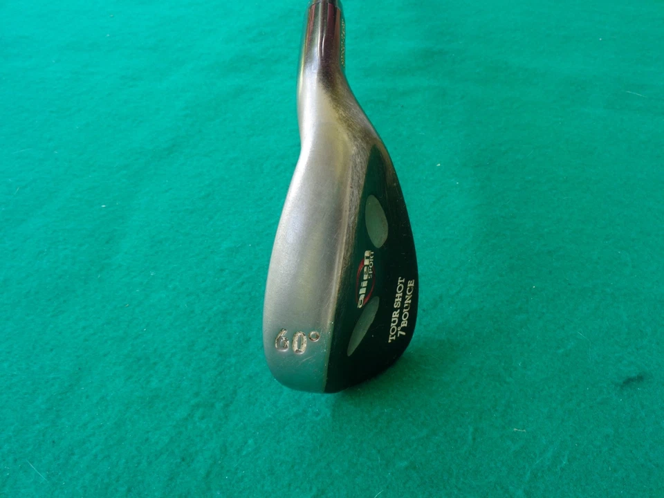 Alien Sport 60* Tour Shop 7 Bounce Lob Wedge Stainless R Flex Steel Golf Club RH - Image 2 of 4