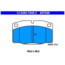 ATE Bremsbelagsatz Bremsklötze vorne 13.0460-7048.2 1605463 1605485 | 22480058