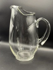 Vintage Crisa Mario 90 OZ Glass Pitcher New In Box Drink Margarita Hand Blown