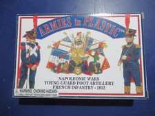 Armies in Plastic 5453French Inf 1812 young guard foot artillery Napoleonic war