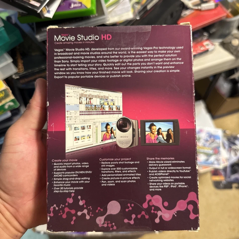 Sony Movie Studio HD Version 9 New In Box - Image 2 of 4