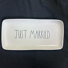 Rae Dunn  Just Married  Rectangular Platter