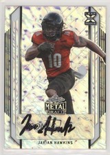 2021 Leaf Metal Draft Silver Marble 51/60 Javian Hawkins #BA-JH1 Auto 0q1p