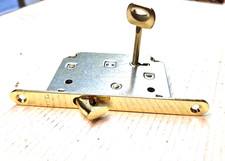 Serratura Porta Scorrevole E 50 a Gancio Oro Lucido Chiave Fissa VITEL