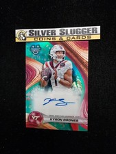 2024 Kyron Drones Bowman Best U Auto Teal Aqua Refractor /15 Virginia Tech