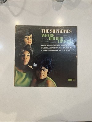 THE SUPREMES Where Did Our Love Go 1964 Vinyl LP Motown M 621 - VG