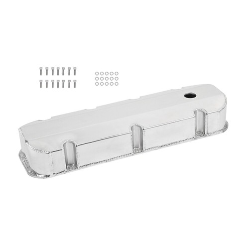 Cubiertas de válvula de aluminio fabricadas para BBC Chevy 454 pulido bloque grande Chevy 396 - Imagen 13 de 15