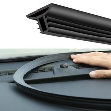5.24ft Car Dashboard Seal Strip Rubber Protector Guard Dustproof Sealing Tape