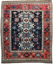 5.8 x 6.5 Hand-Knotted Afghan Rug #PIX-19335