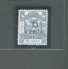 1891-92 North Borneo, Stanley Gibbons No. 57 - 6c. on 10c. blue - MNH**