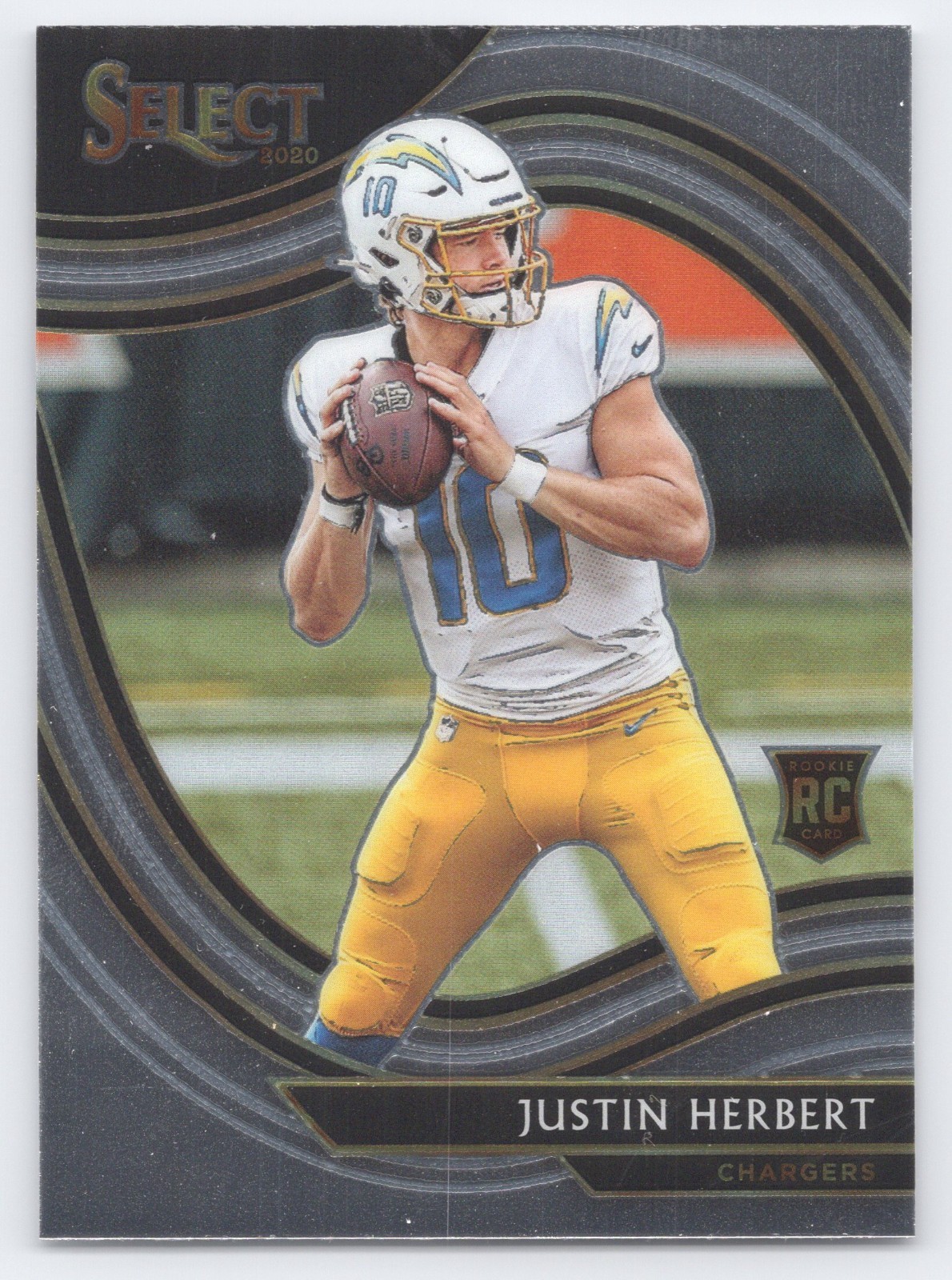2020 Panini Select - Field Level Justin Herbert #344 (RC)