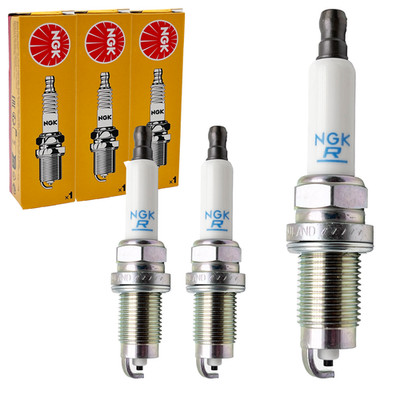 NGK 3x ZÜNDKERZE ZFR5P-G 6893 Für VW FOX POLO 9N SEAT IBIZA SKODA FABIA ROOMSTER