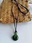 New Zealand Maori Transitional style Jade Double Twist Pendant 25mm L
