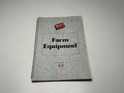 1953 M.A.C. Technik (Bristol) Landmaschinen Katalog + Preisliste Landwirtschaft