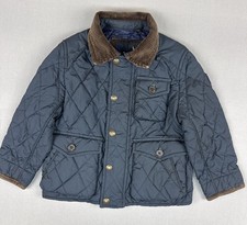 Polo Ralph Lauren Toddler Quilted Jacket Navy Blue Est 2-3 Years Barn Coat