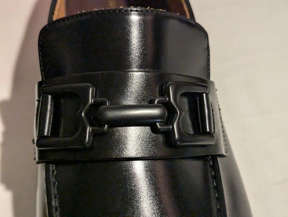 BrunoMagli Alpha Black Calf Leather Bit Loafers Men's US 8.5 M EU 41.5 NIB! - Image 3 of 4