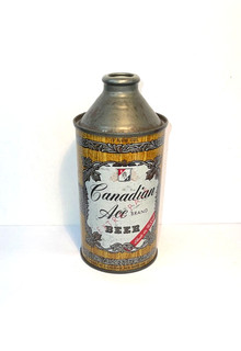 CANADIAN ACE BEER CONE TOP BEER CAN FROM CHICAGO NICE!
