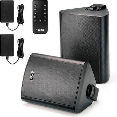Herdio 6.5'' 400W Outdoor Bluetooth Speakers Waterproof Wireless Multi-Connection
