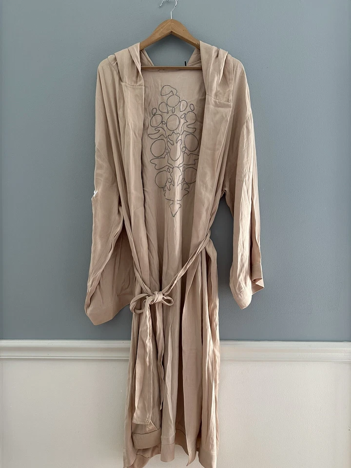 New Free People Movement X EVERLAST Satin Robe sz M - Image 4 of 4
