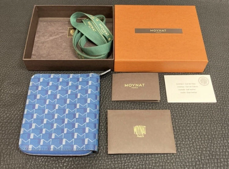 100% Guaranteed AUTHENTIC” Cabas initial MOYNAT Round Zipper