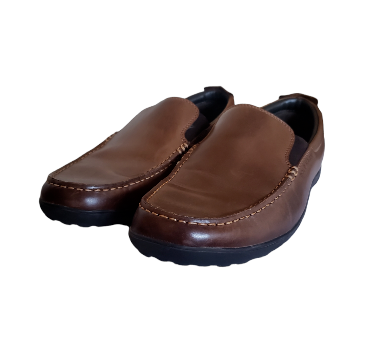Cole Haan Black/Brown Leather Men’s Loafers Size 9 Cole Haan Men main image 2
