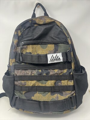 Summit Ridge Camo Skateboard Backpack EC