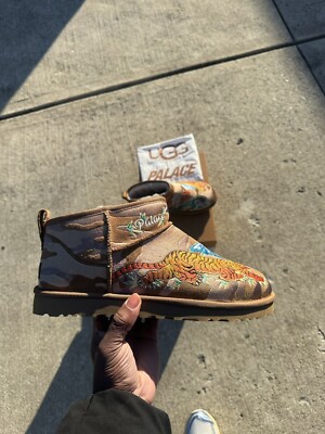 靴 UGG X PALACE ULTRA MINI BOOTS 27CM UGG Classic Ultra Mini Boot Palace Chestnut Camo Men's - 1172071