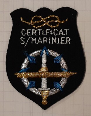 Patch U-Boot 1960/70 Oberzertifikat U-Boot ORIGINAL Aufnäher