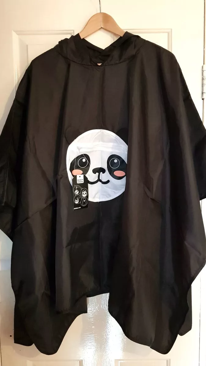 BNWT Primark coloured rain ponchos emoji animal characters festival holiday rain