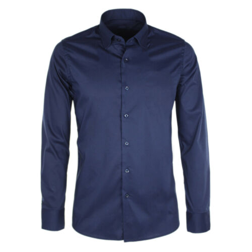 Camicia Uomo Taglie Forti a Manica Lunga Bianca Regular Fit Cotone Elegante 4XL - Foto 15 di 20
