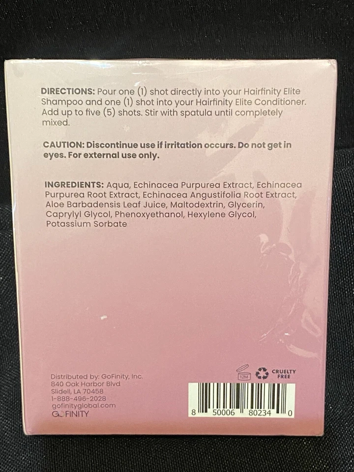 Hairfinity ELITE SOOTHE эхинацея цветок и алоэ (0,21 жидк.) 2 Power Shots - Изображение 2 из 2