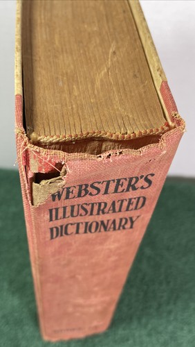 Websters Illustrated Dictionary by Adams, Teall, Taylor Hardcover Books Inc 1955 - Picture 6 of 9