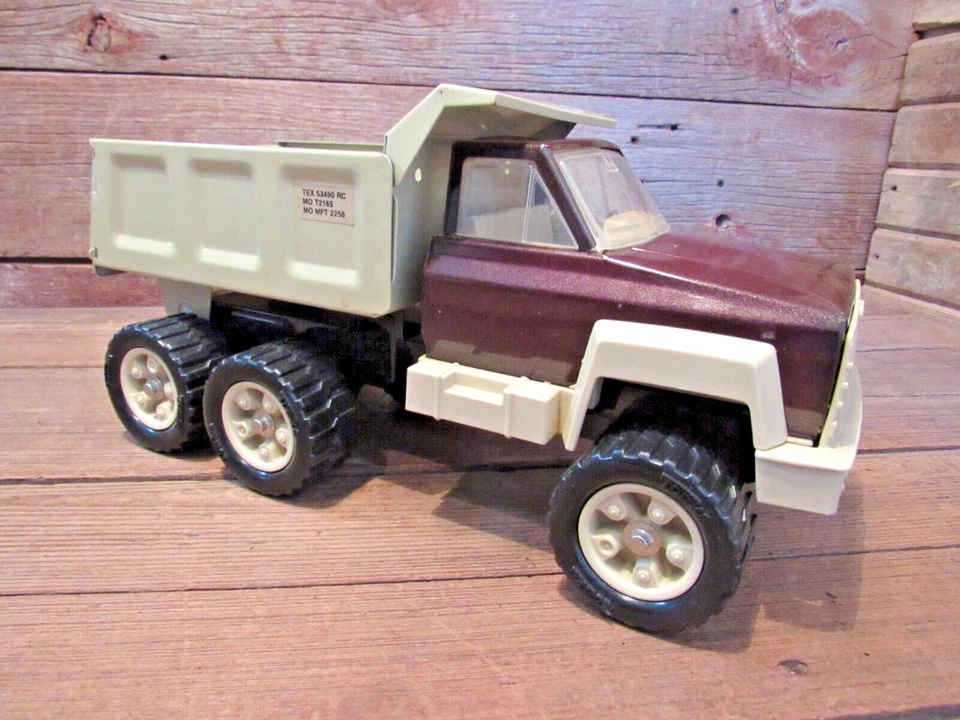 Camión de volteo Chevrolet de construcción Stony Bros de metal de juguete Tonka de colección de los años 80 Foto 4 de 4